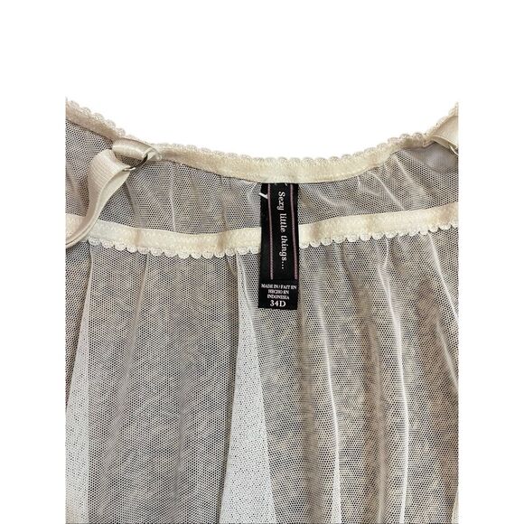 Y2K Victoria’s Secret Sexy Little Things Sheer Babydoll – Size 34D‎ - Picture 4 of 5